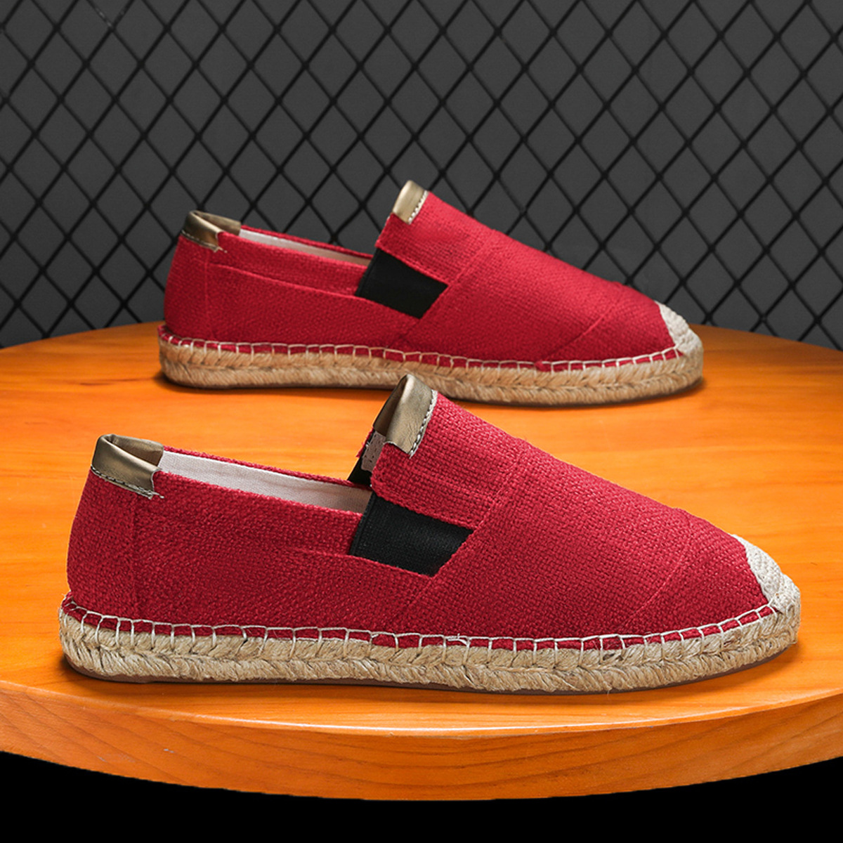 2025New Men Linen Casual Shoes – обзор и цена Espadrille Slip On