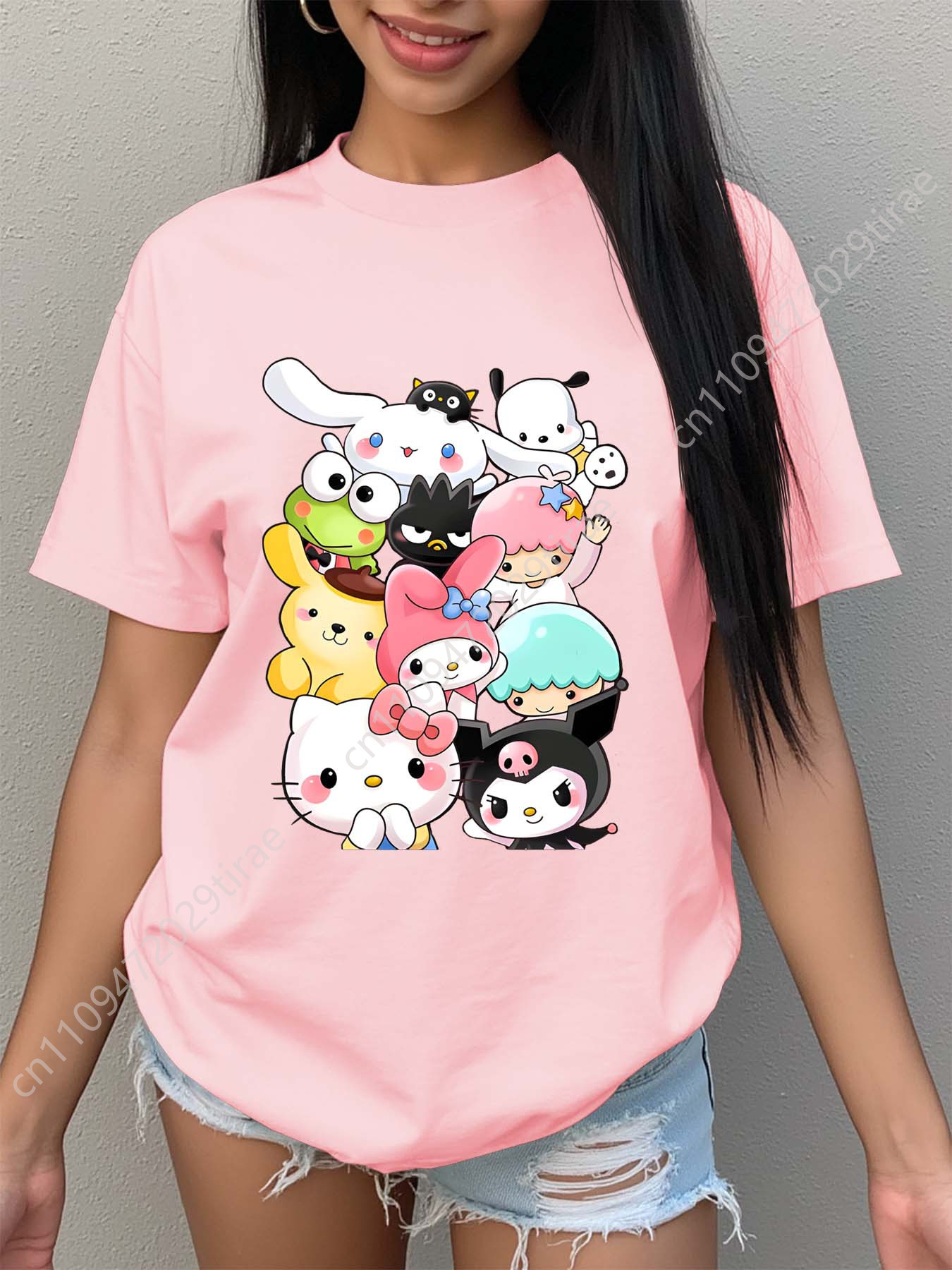 Women'S Sanrio Character Print – обзор и цена Tee Graphic Print