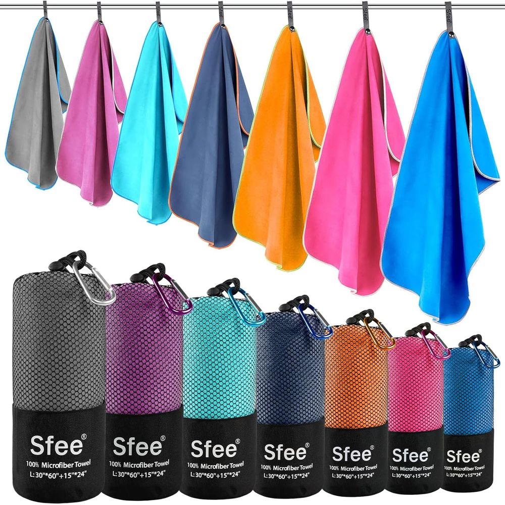 Compact Large Absorbent Travel – обзор и цена Beach Towel Large