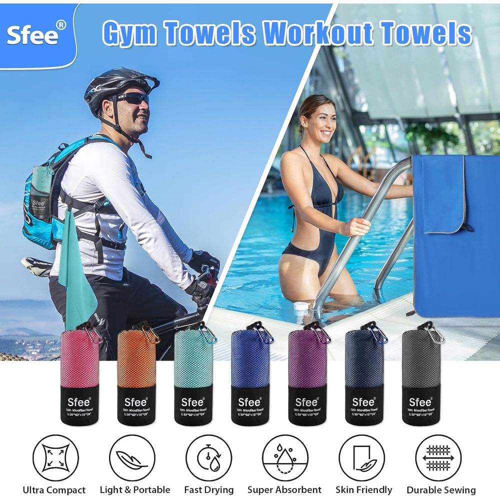 Compact Large Absorbent Travel – обзор и цена Beach Towel Large