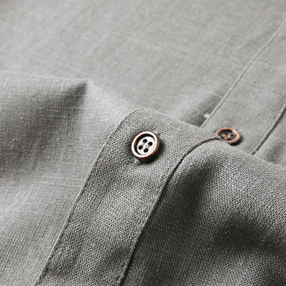 Men's Cotton Linen Tang Suit S – обзор и цена Short Linen Drawstring