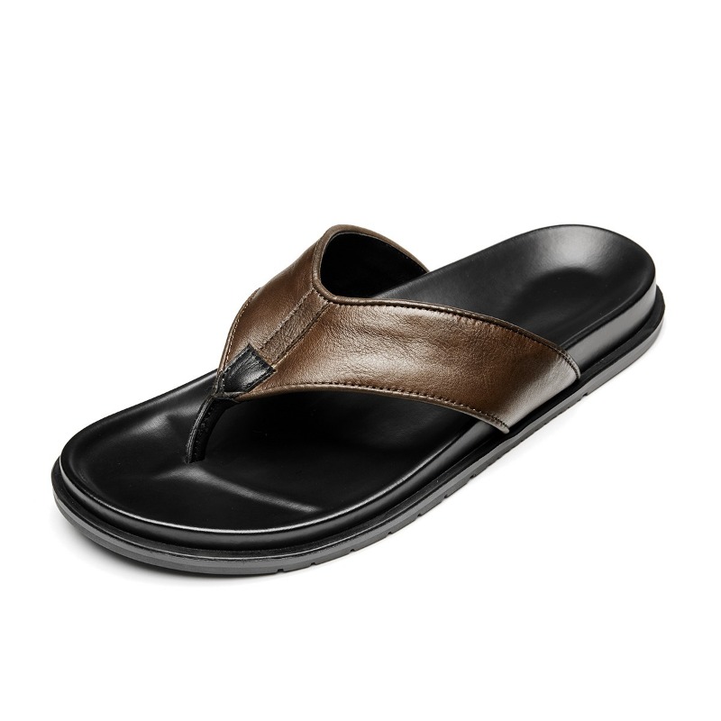 2026 Summer New Mens Genuine L – обзор и цена Flip Flop Leather Men