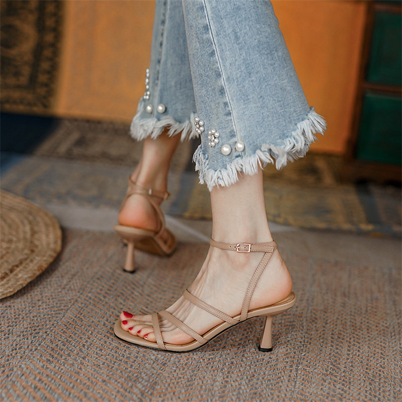 Meotina Sandals Women Shoes Sq – обзор и цена Casual Sandal Leather